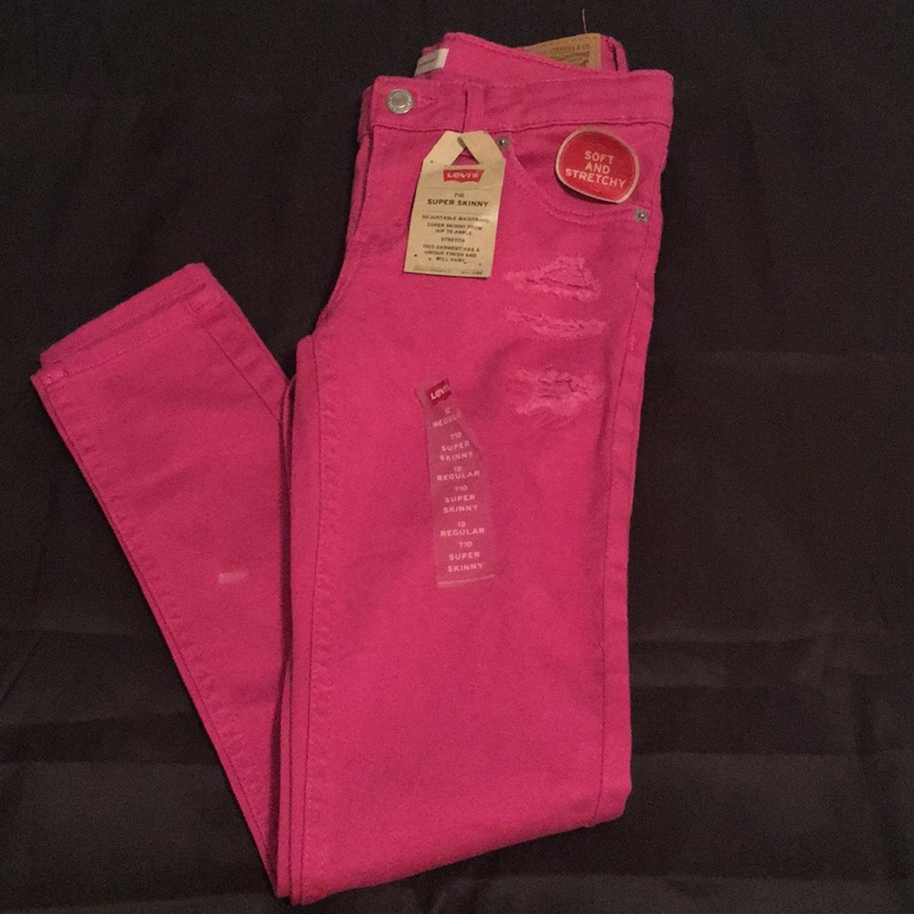 Girl’s Levi 710 Super Skinny Jeans